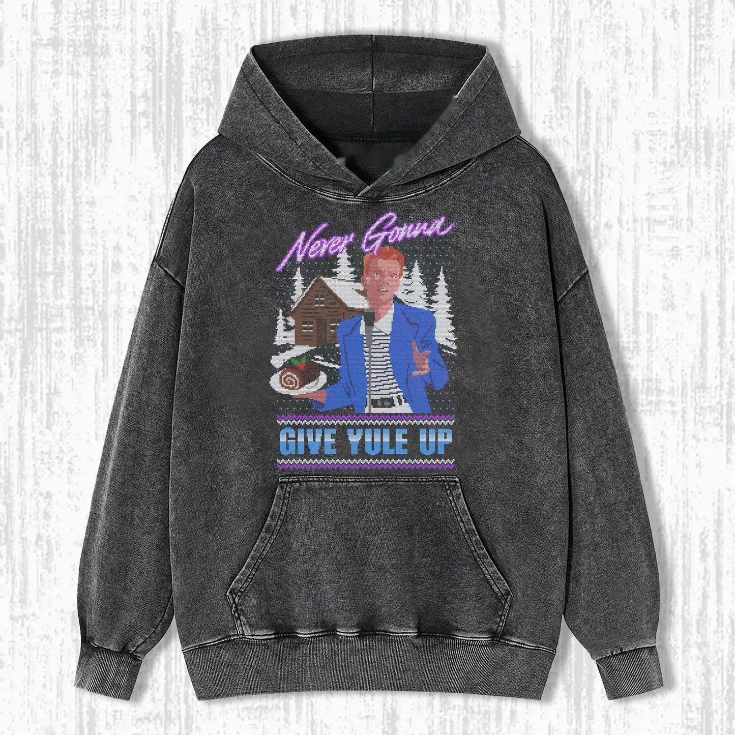 NEVER GONNA GIVE YULE UP CHRISTMAS T-SHIRT