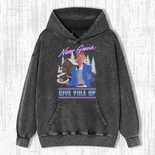 NEVER GONNA GIVE YULE UP CHRISTMAS T-SHIRT