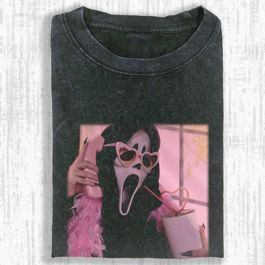 PINK COSPLAY SKELETON T-SHIRT