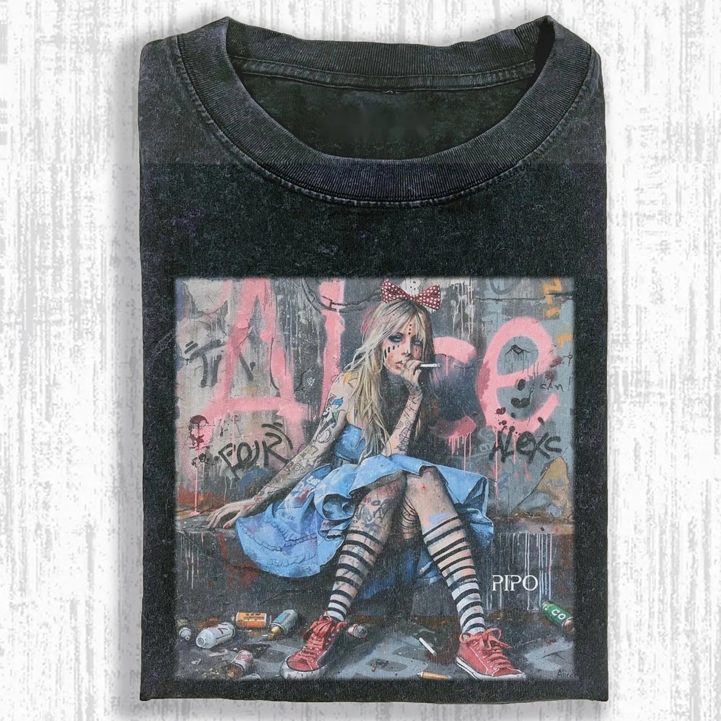 PUNK ALICE CLASSIC CHARACTERS T-SHIRT