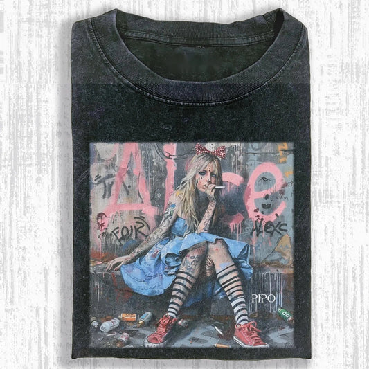 PUNK ALICE CLASSIC CHARACTERS T-SHIRT