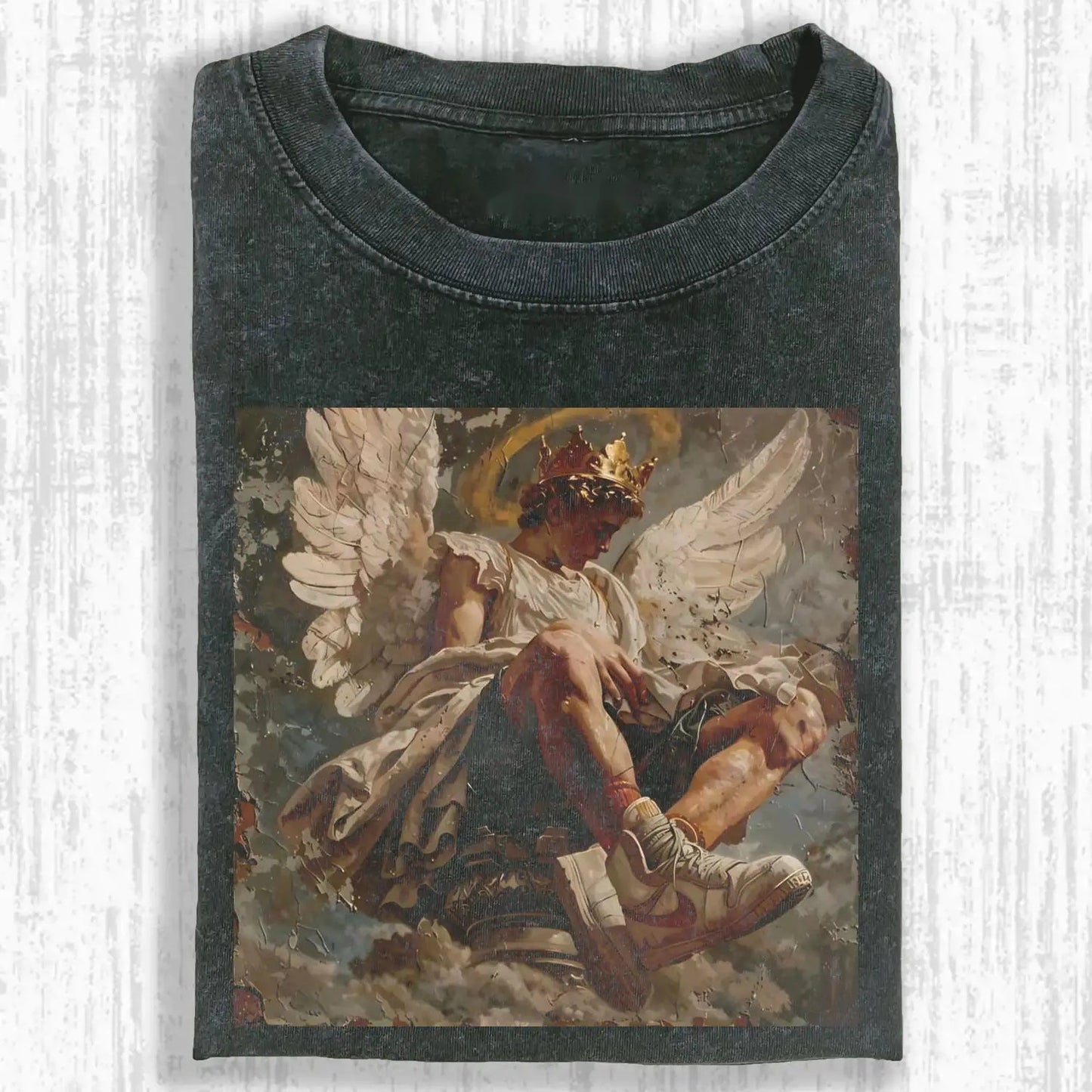 Renaissance art with nike shoes T-SHIRT