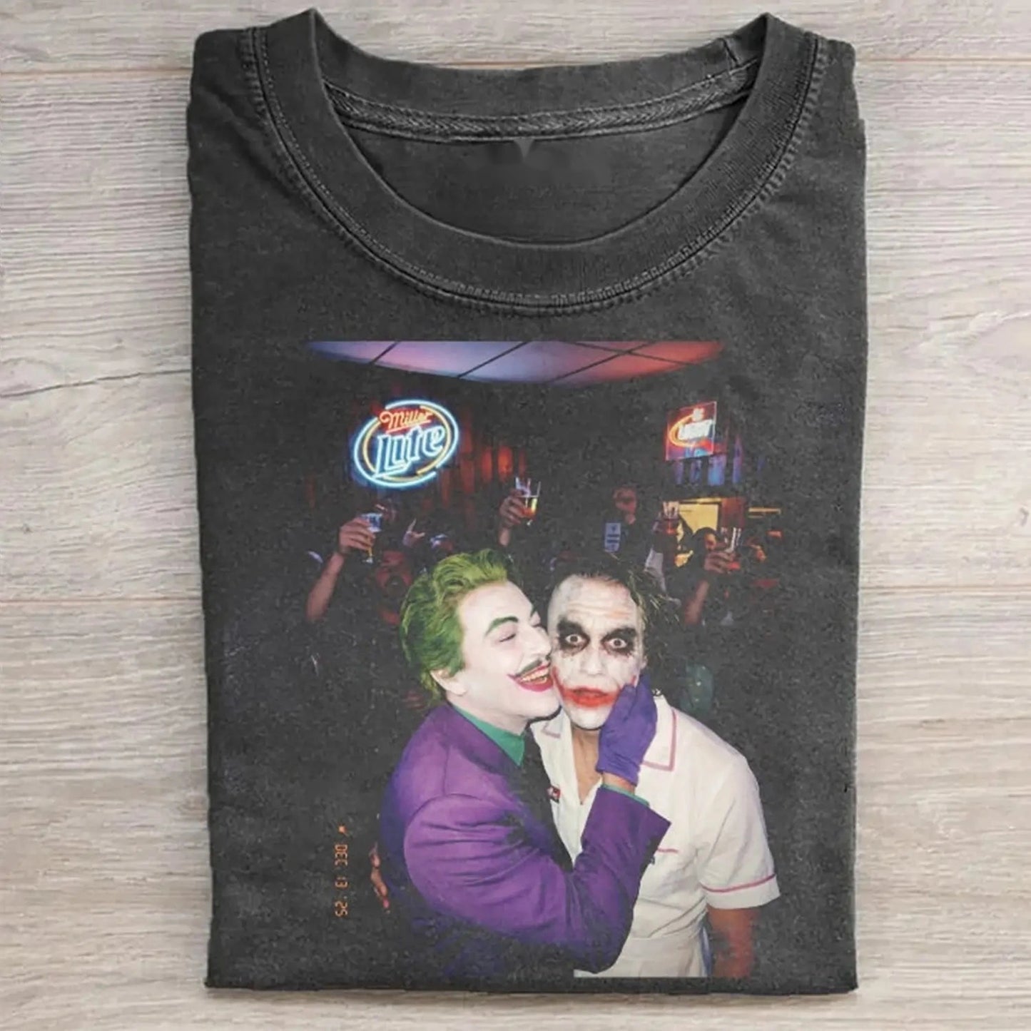 Retro Duo Neon Bar Scene T-Shirt