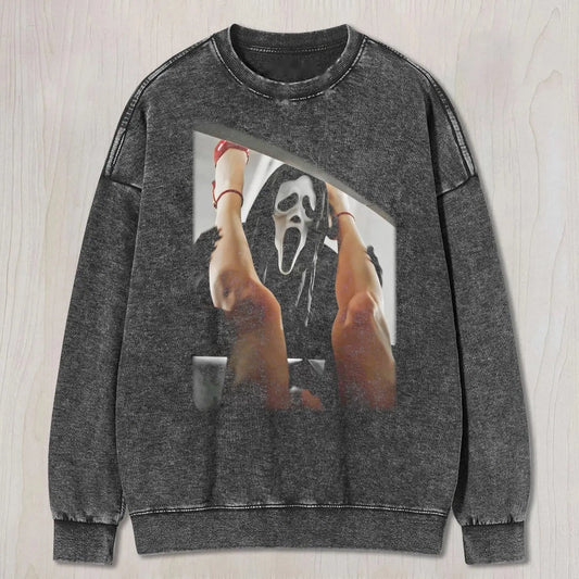SCREAM HELD HER LEGS IN THE CAR TEE & SWEAT & HOOD
