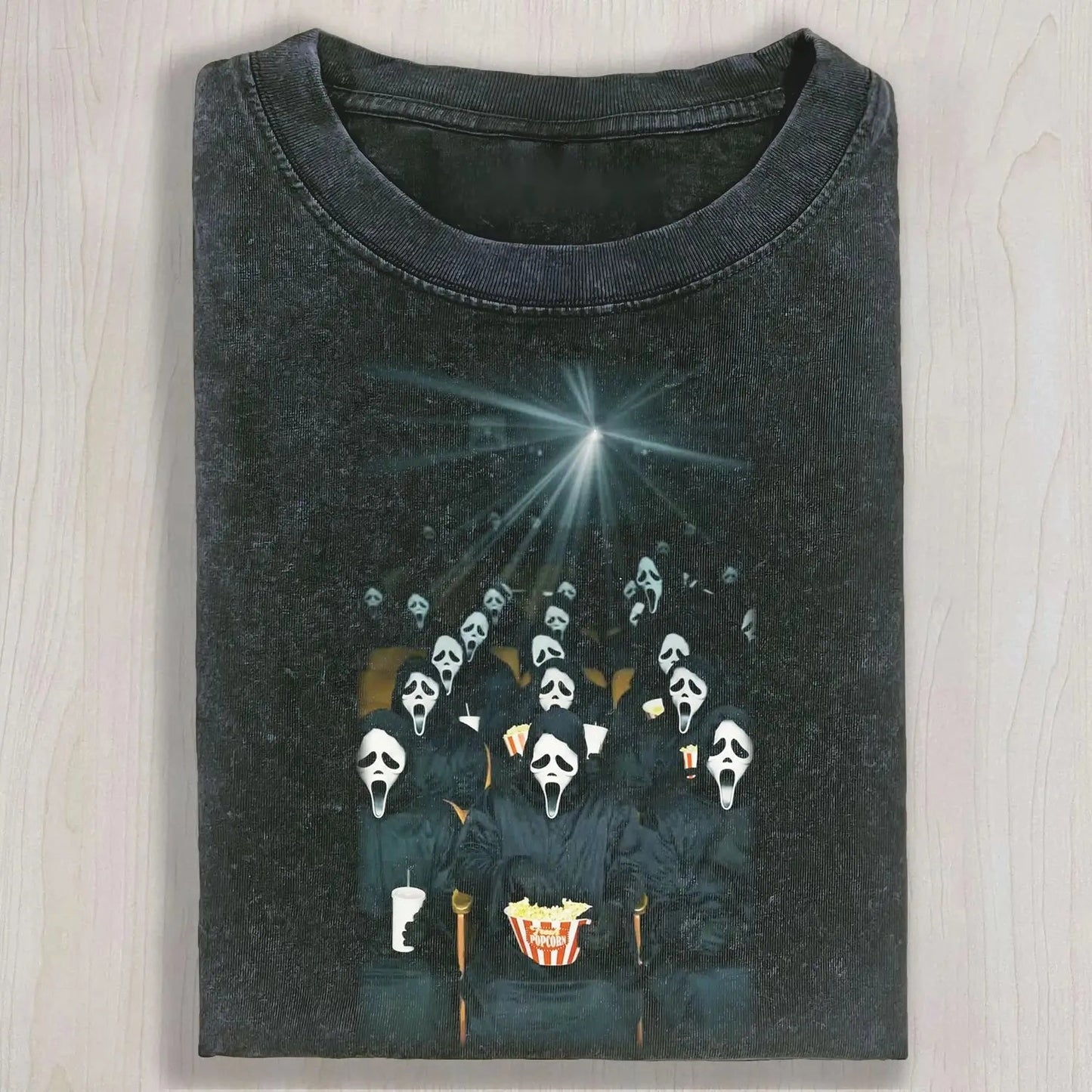 SCREAM IN THE MOVIE THEATER TEE & SWEAT & HOOD