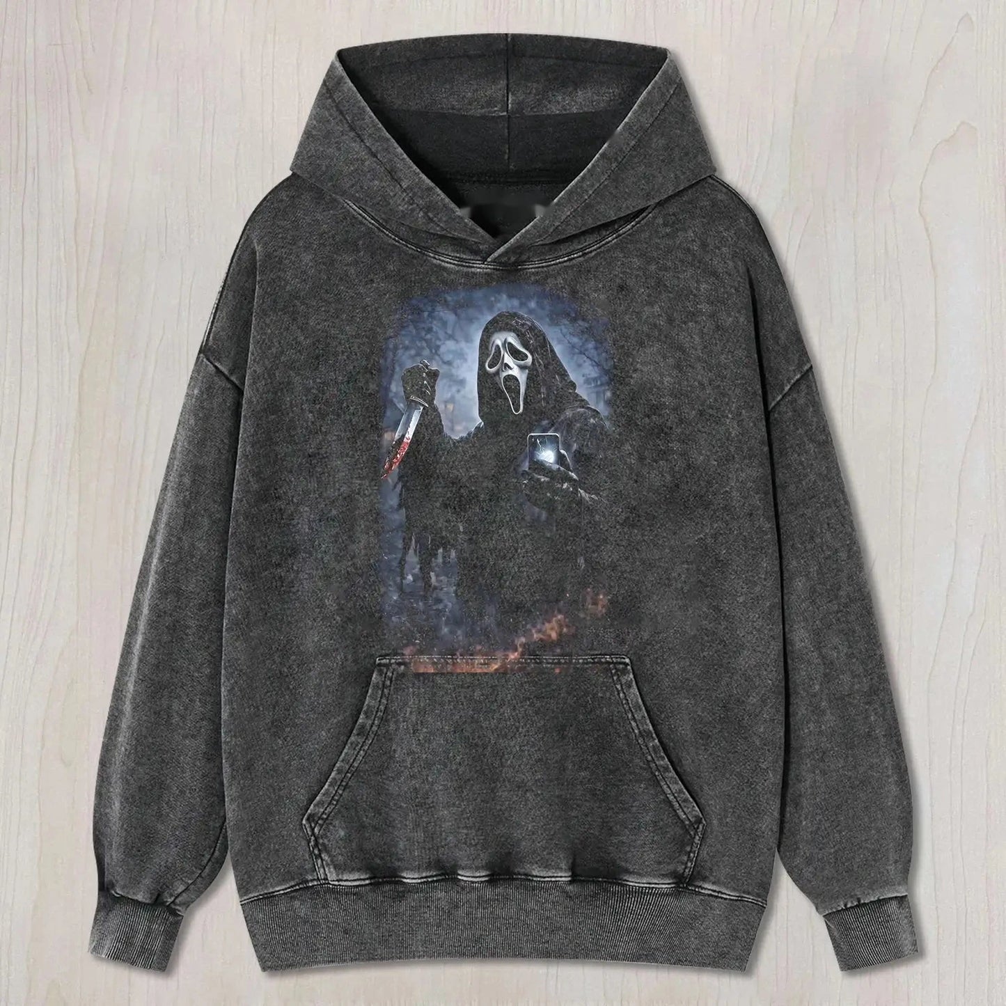 SCREAM HOLDING A PHONE TEE & SWEAT & HOOD