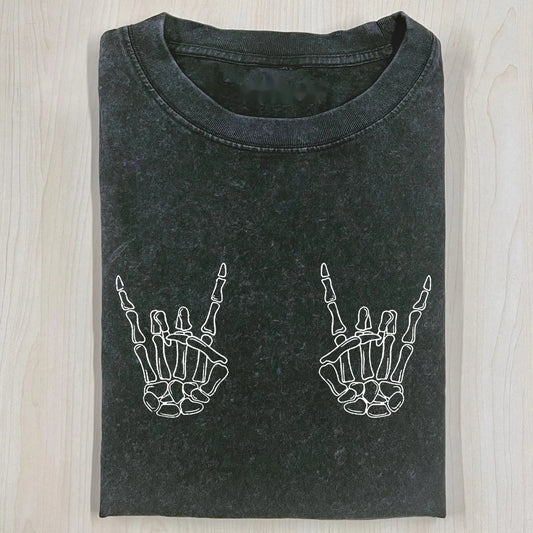 SKELETON HANDS T-SHIRT