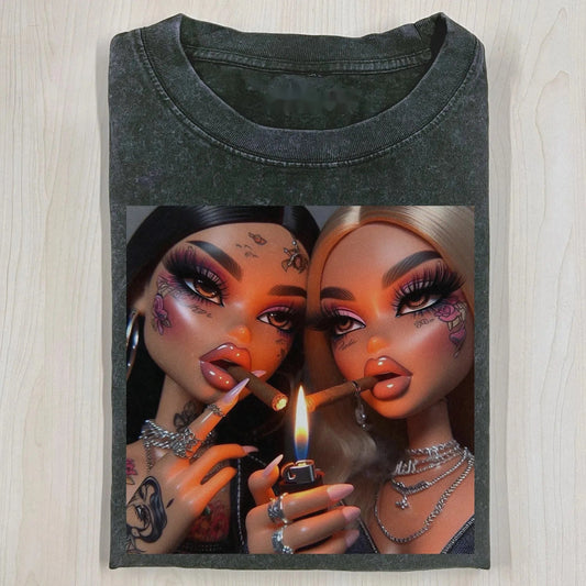 SMOKE GIRLS T-SHIRT