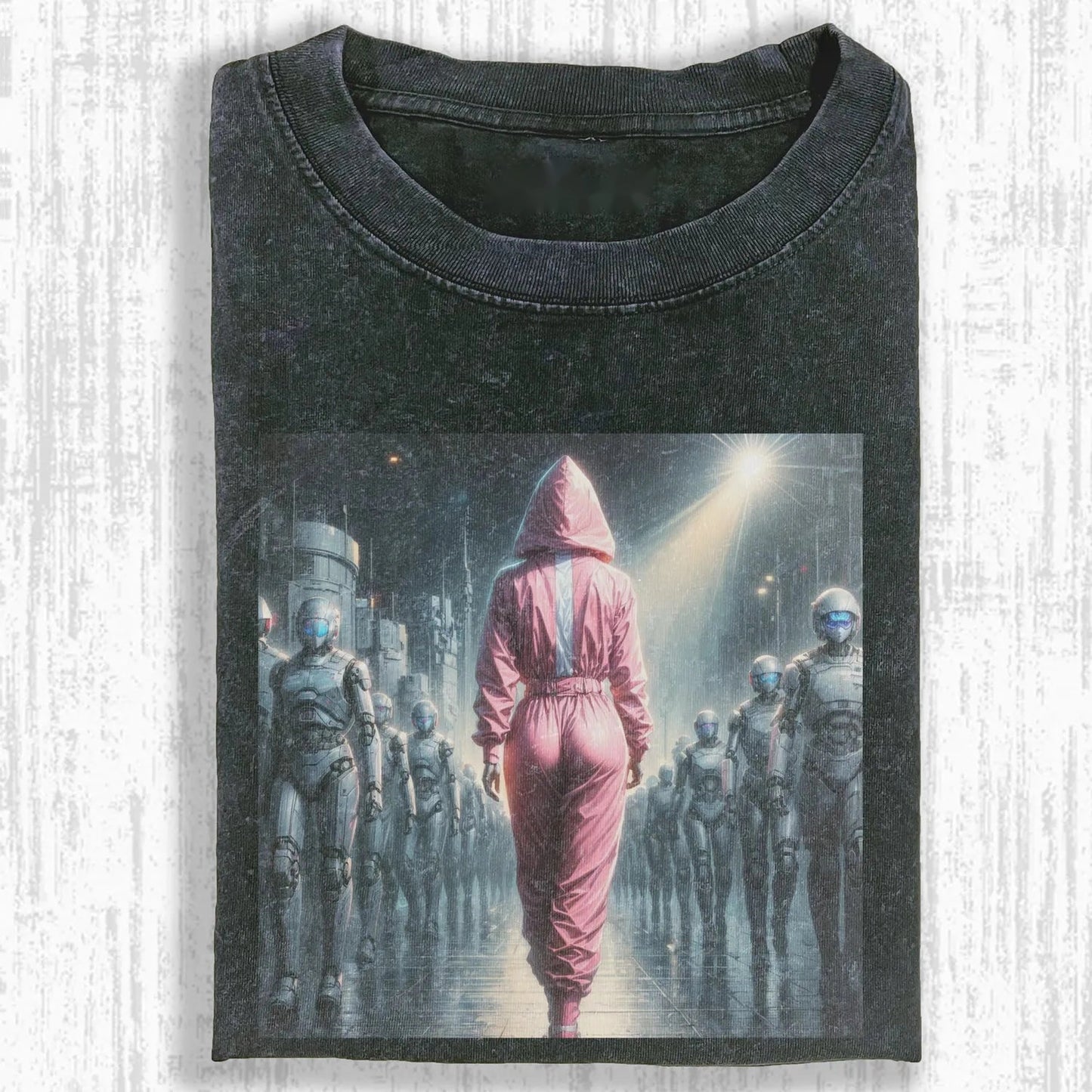 SW FEMALE ROBOT CAPTAIN T-SHIRT