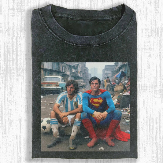 SUPERMAN & LEO M. T-SHIRT