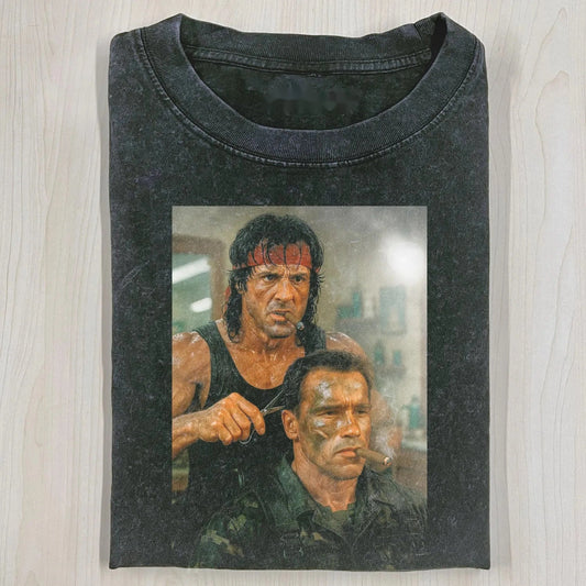 SYLVESTER STALLONE & AS T-SHIRT