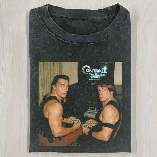 SYLVESTER STALLONE & AS T-SHIRT V1.0