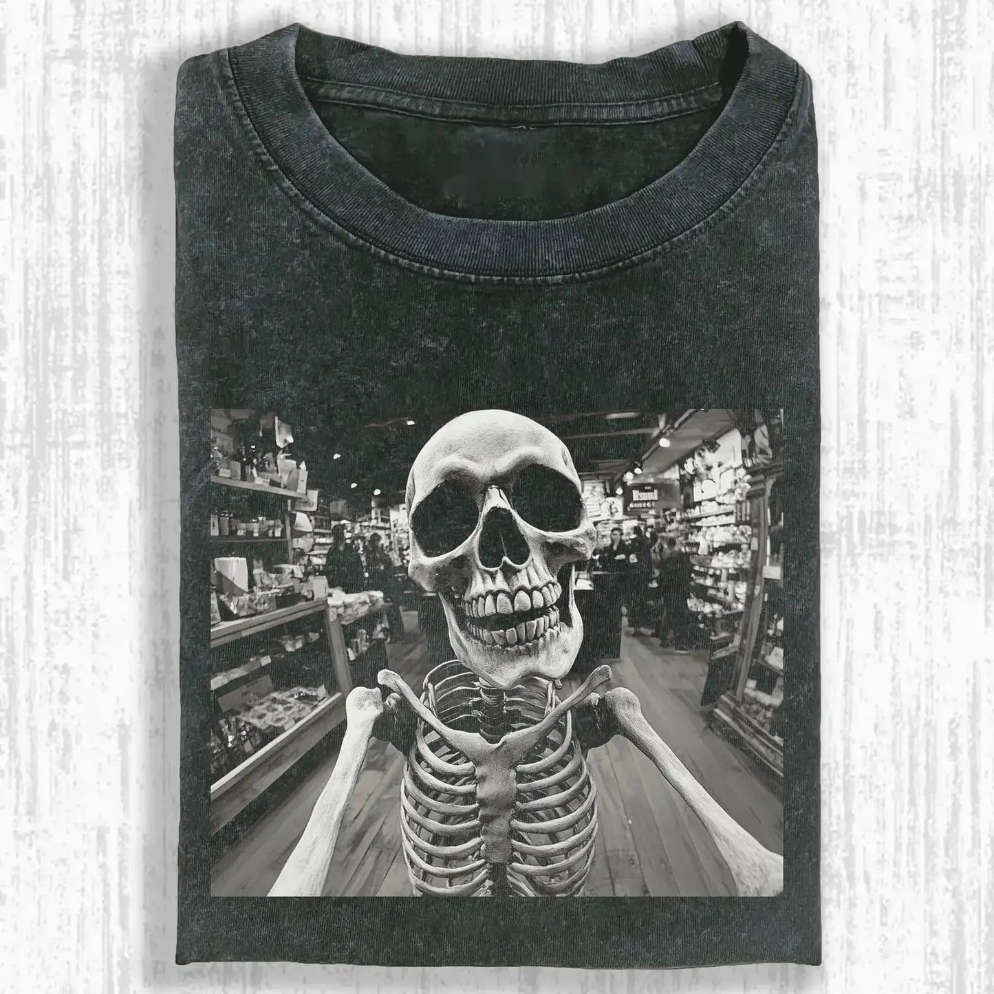 Selfie Skull 8.5 Tee