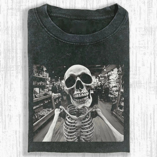 Selfie Skull 8.5 Tee