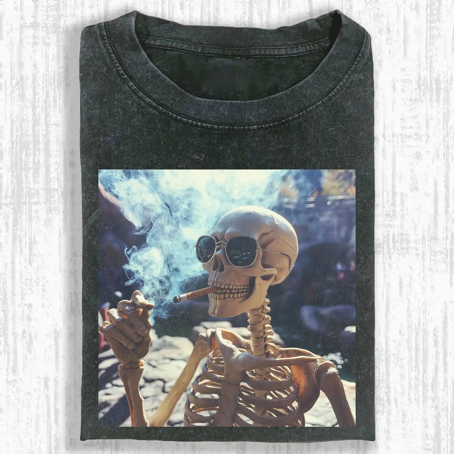 Smoking Skull 8.19 Tee