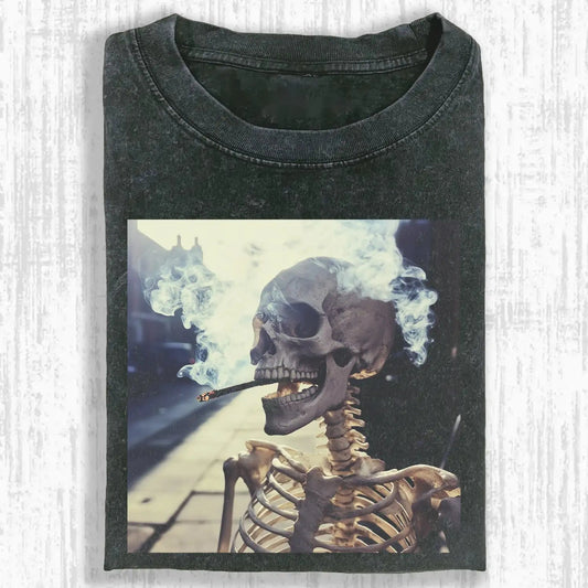 Smoking Skull 8.5 Tee