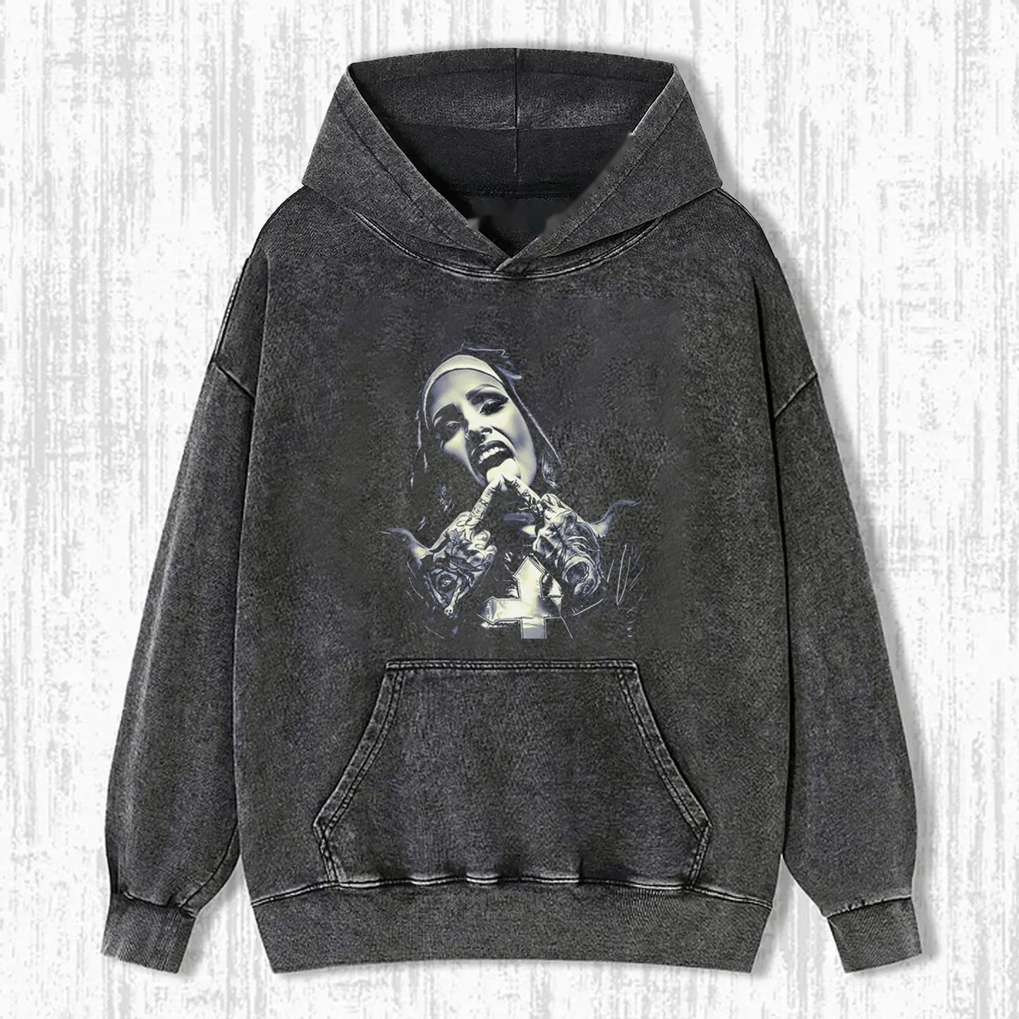THE BAD NUN WASHED T-SHIRT V1.1