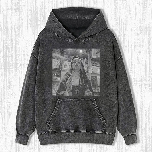 THE BAD NUN WASHED T-SHIRT V1.2