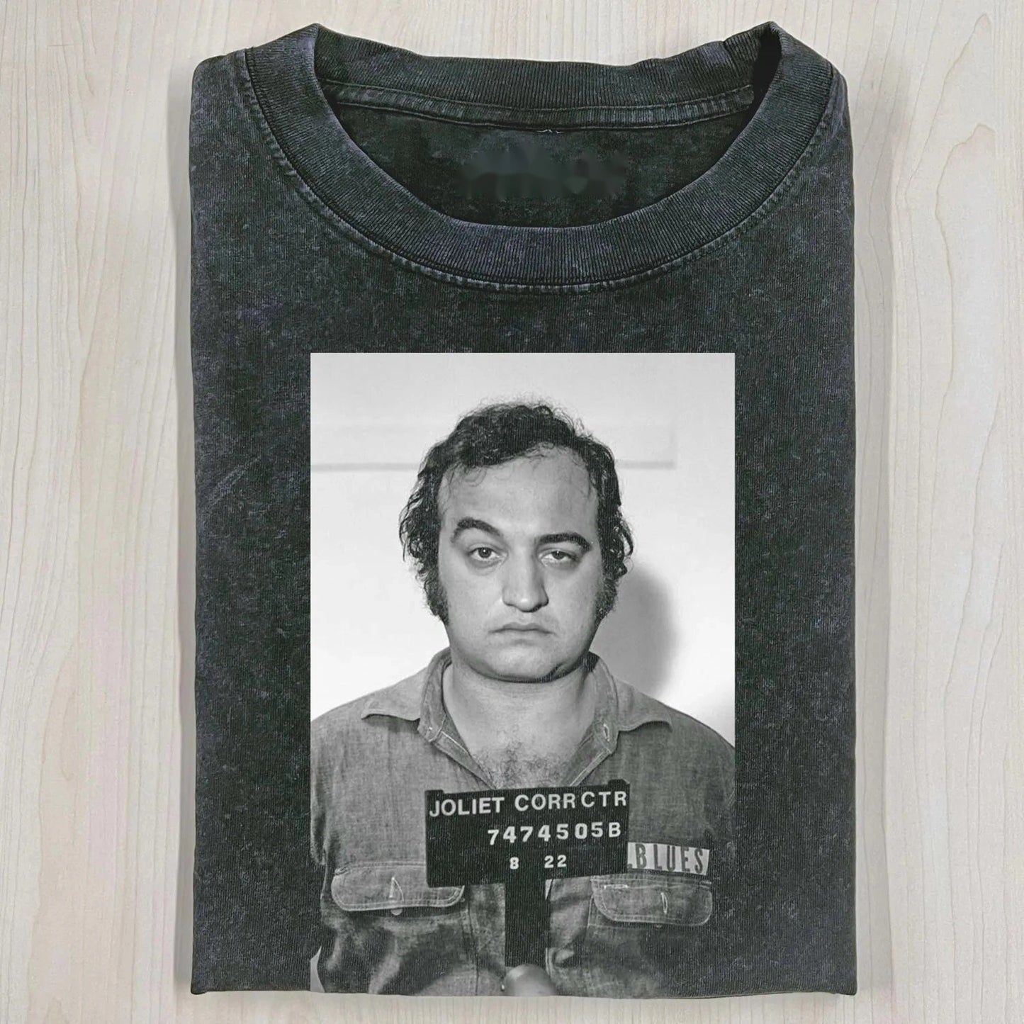 THE BLUES BROTHERS JOHN BELUSHI MUGSHOT T-SHIRT