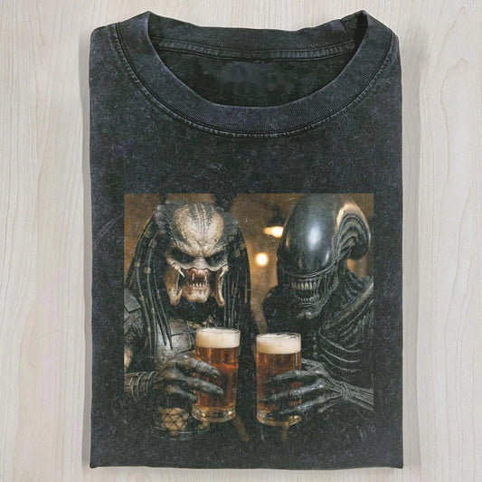 THE PREDATOR & ALIEN T-SHIRT