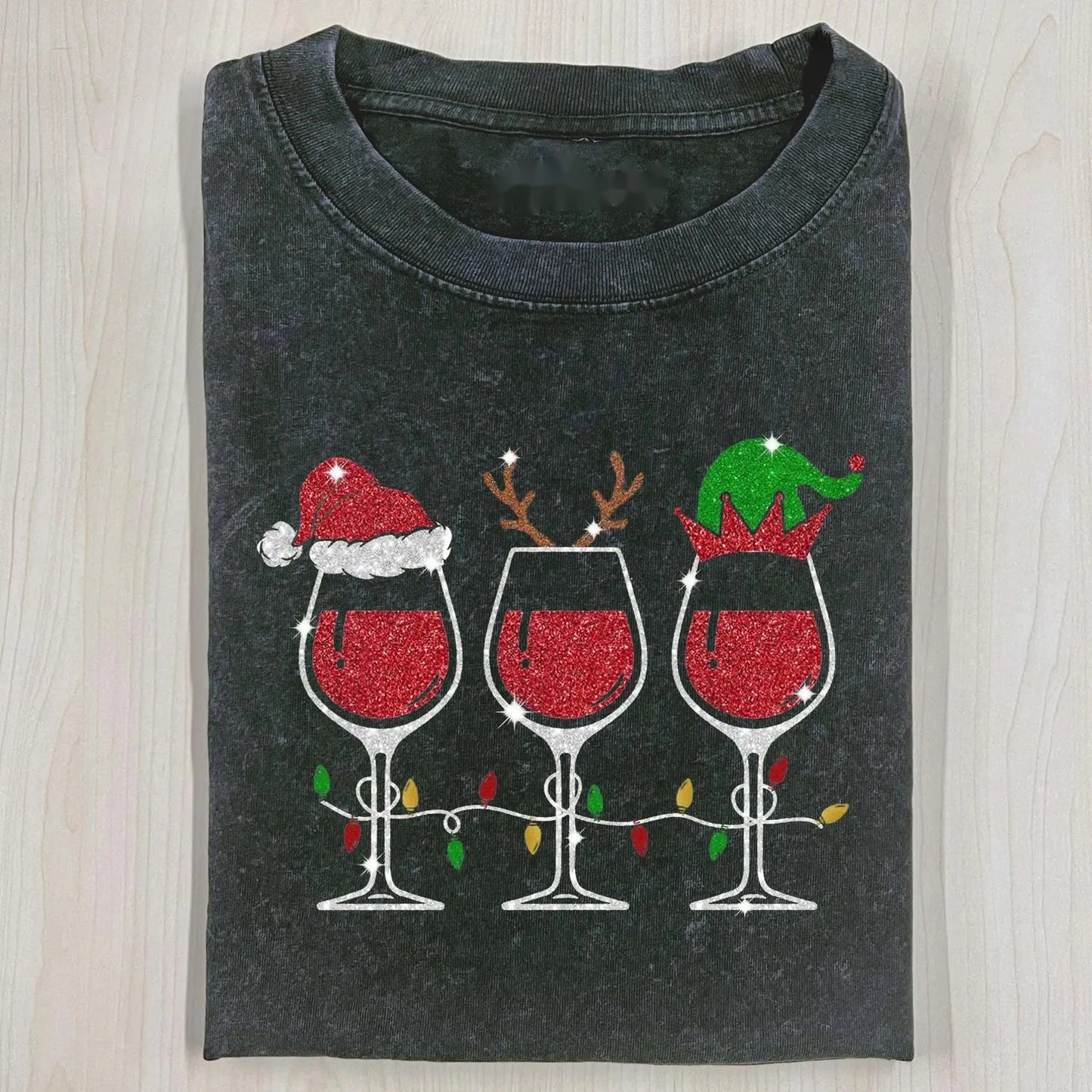 WINE CHRISTMAS T-SHIRT
