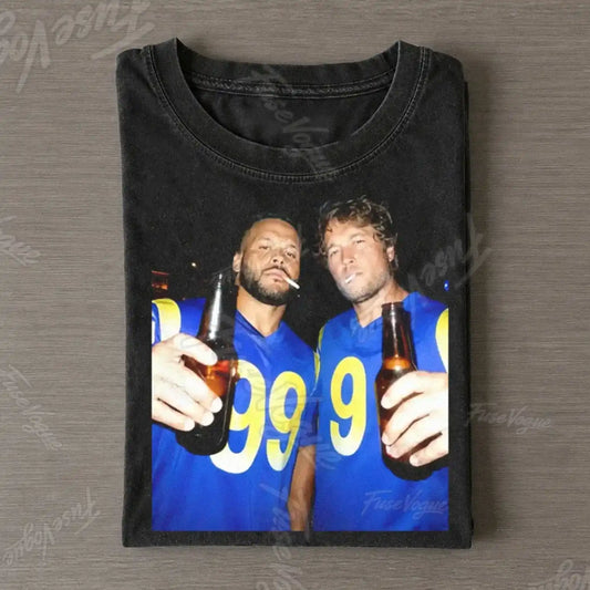 AD & MS LA Rams Football T-shirt - FUSEVOGUE