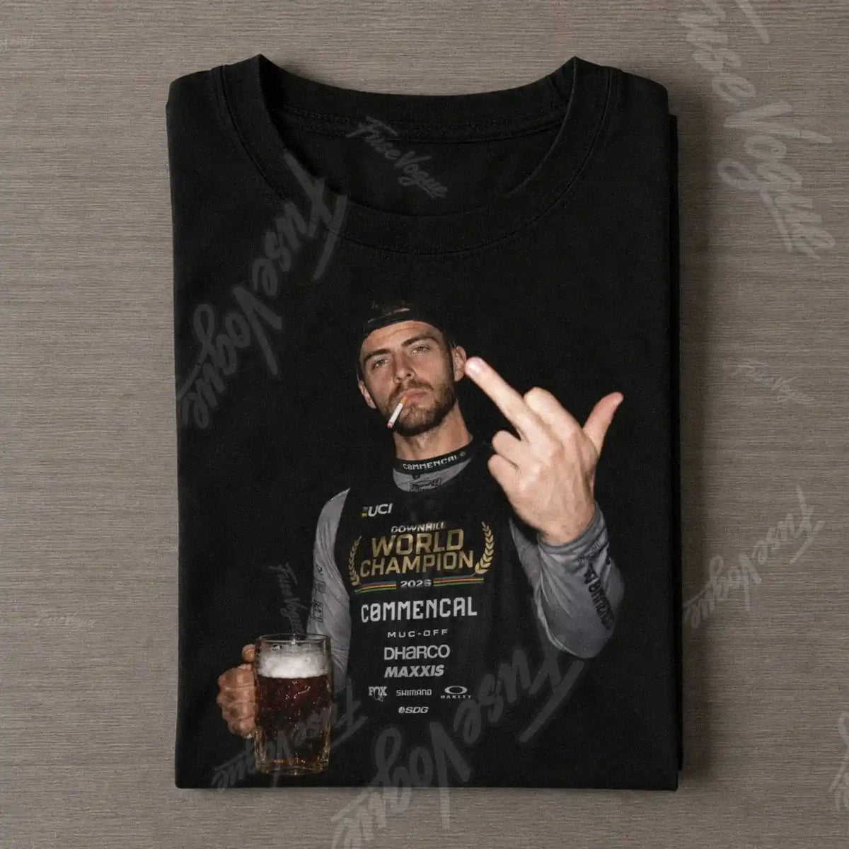 Amaury Pierron 2026 UCI MTB DHI World Champs T-shirt - FUSEVOGUE