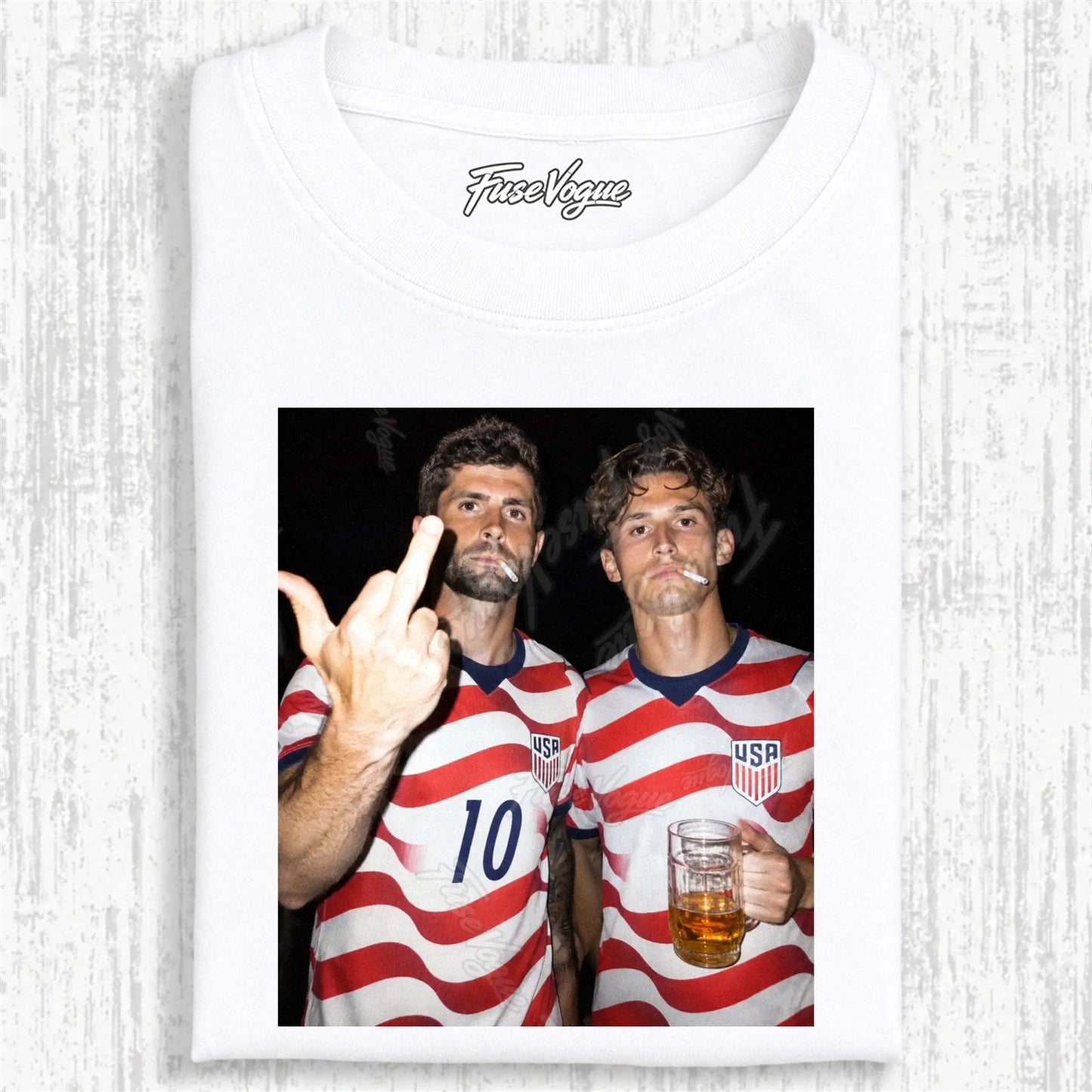 American Soccer Style Tee 1.1 - FUSEVOGUE