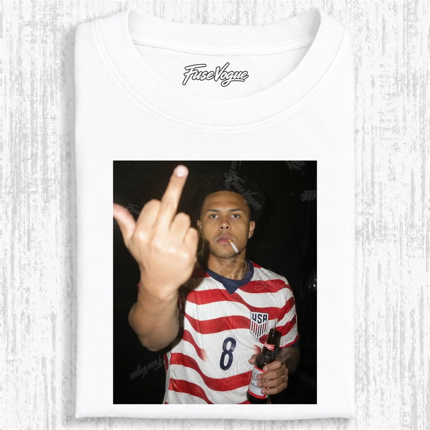American Soccer Style Tee 1 - FUSEVOGUE