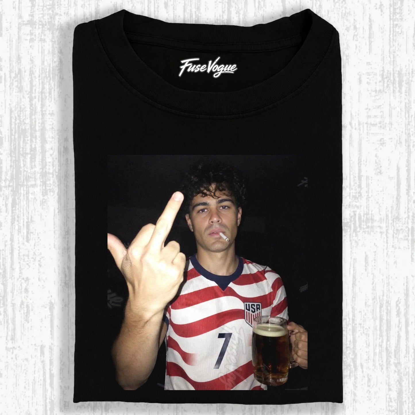 American Soccer Style Tee 2 - FUSEVOGUE