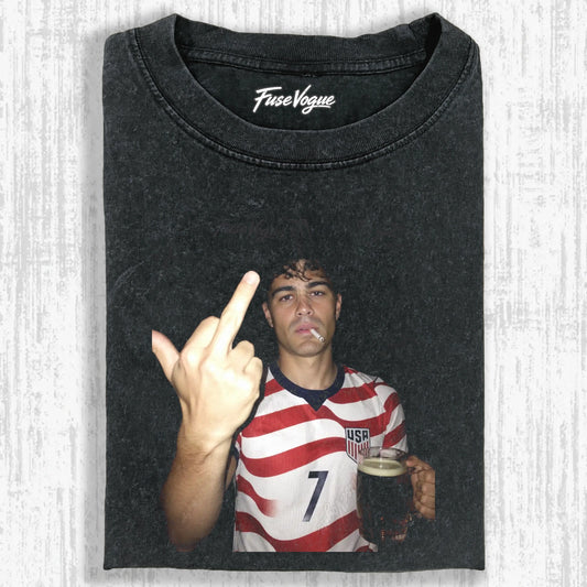 American Soccer Style Tee 2 - FUSEVOGUE
