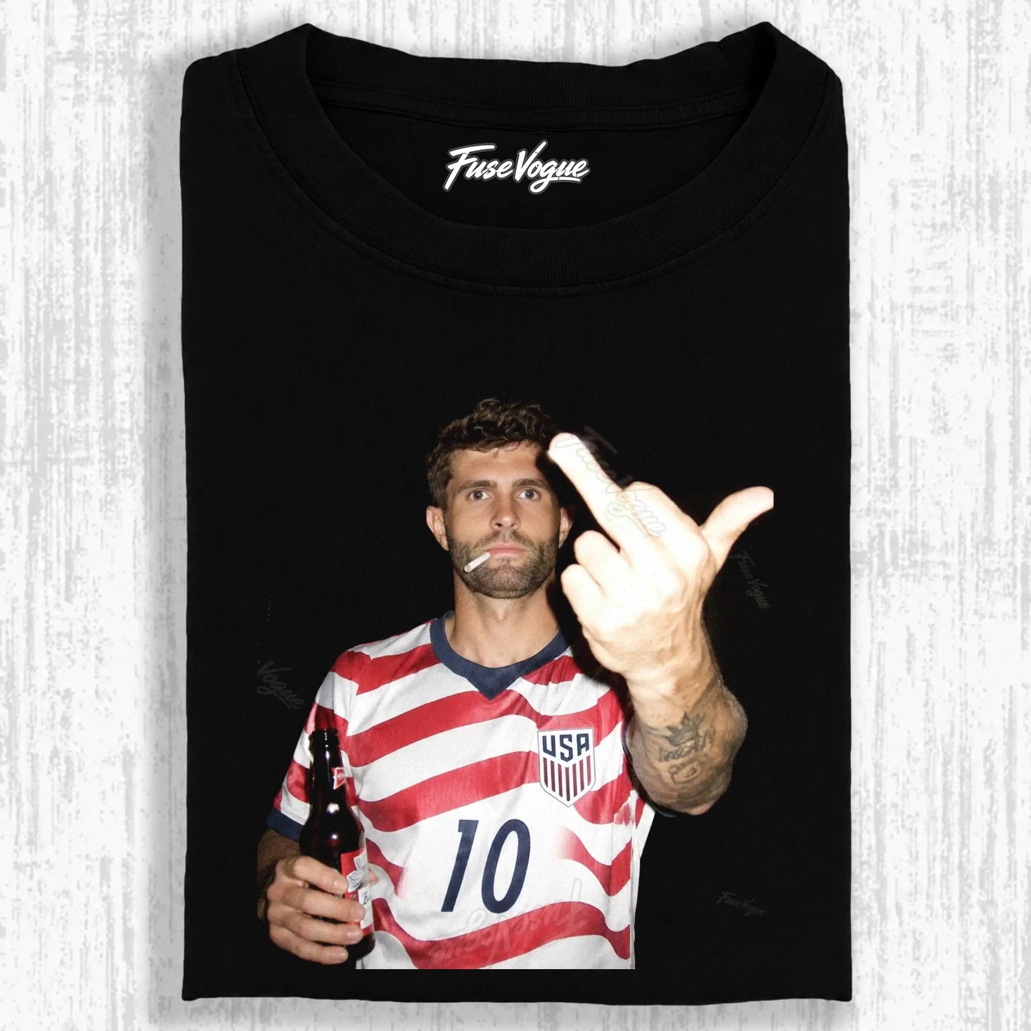 American Soccer Style Tee 3 - FUSEVOGUE