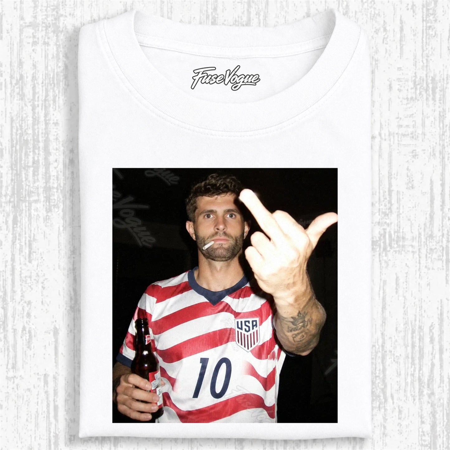 American Soccer Style Tee 3 - FUSEVOGUE