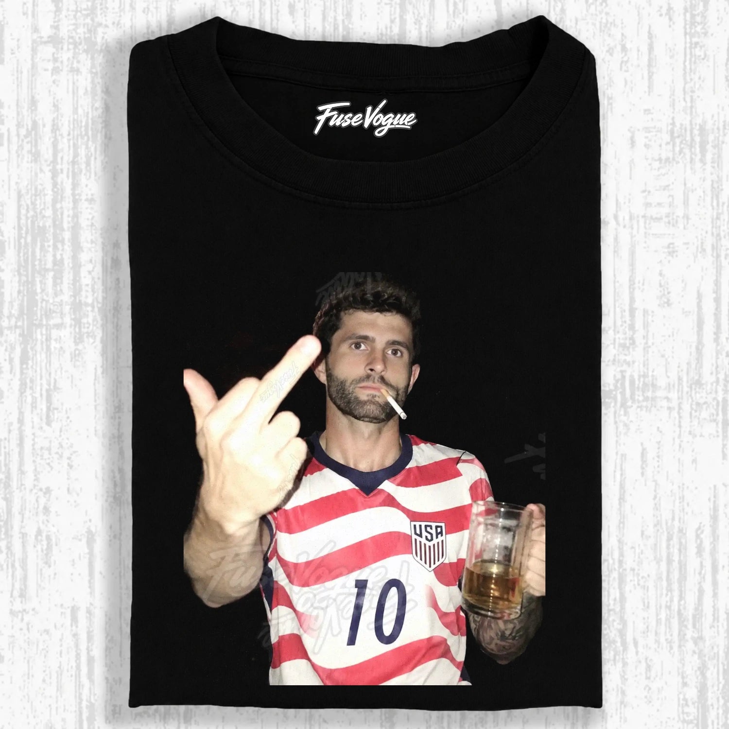 American Soccer Style Tee 4 - FUSEVOGUE
