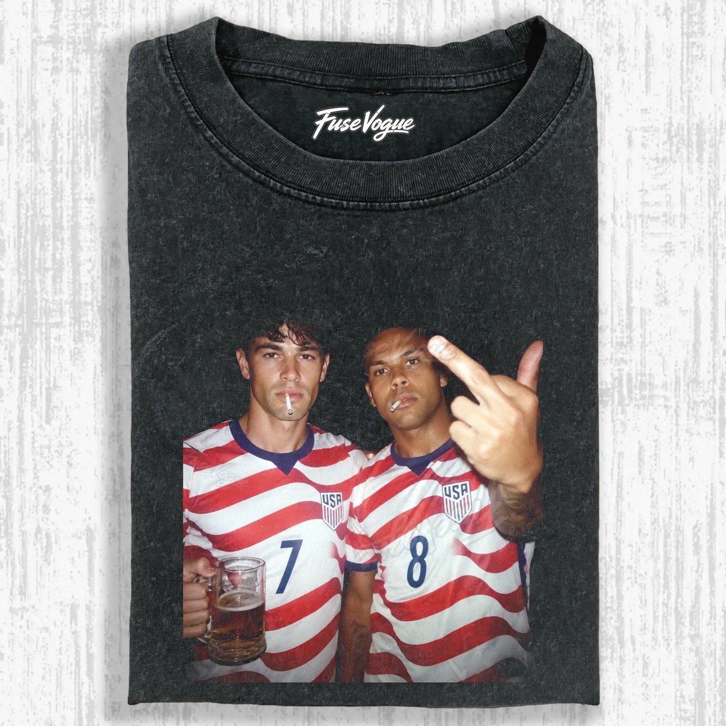 American Soccer Style Tee 5 - FUSEVOGUE