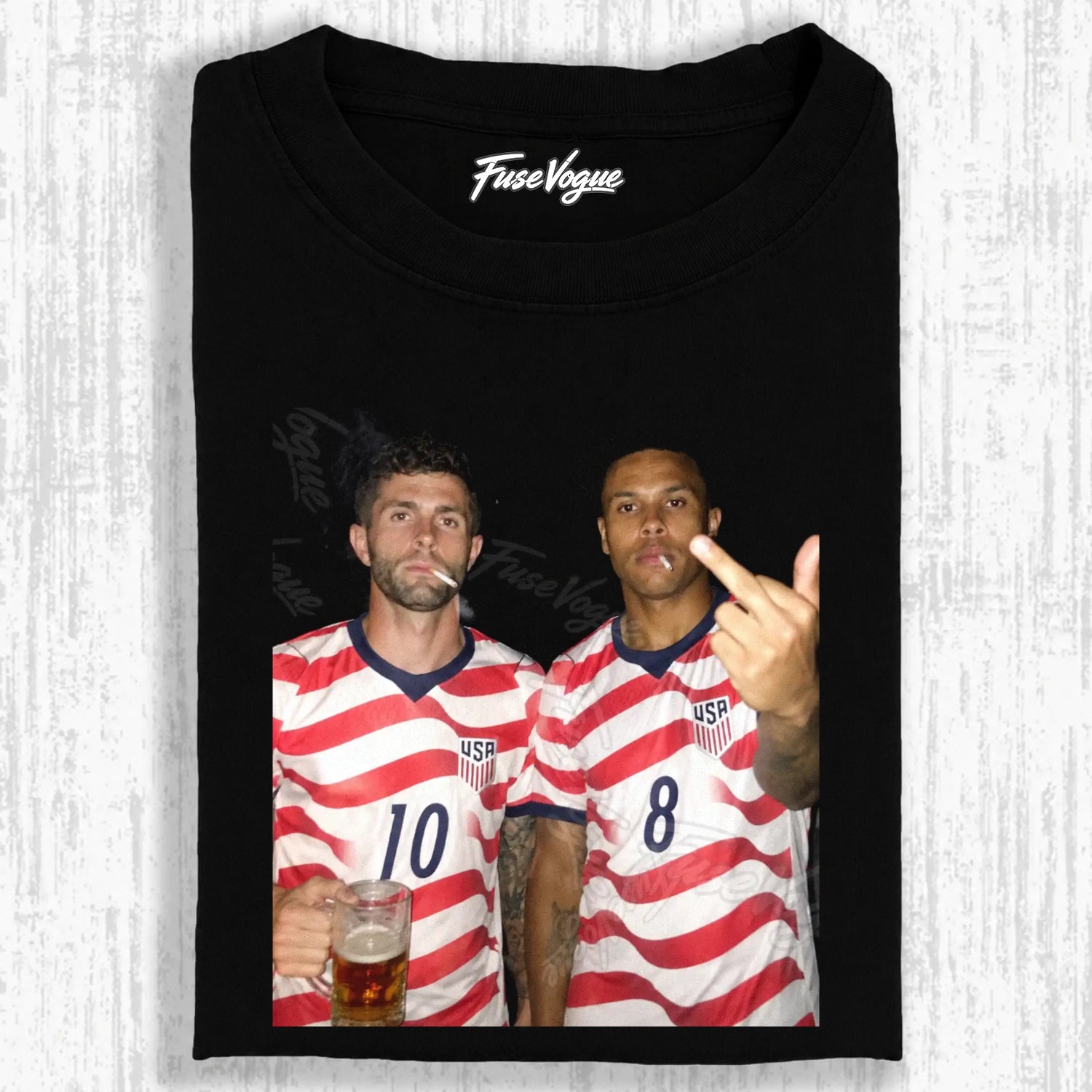 American Soccer Style Tee 7 - FUSEVOGUE
