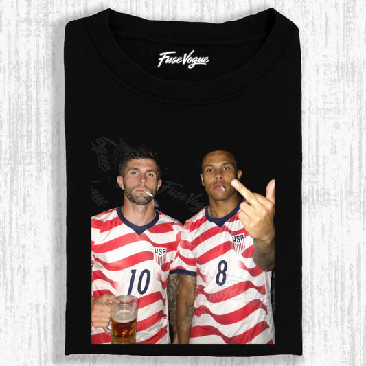 American Soccer Style Tee 7 - FUSEVOGUE