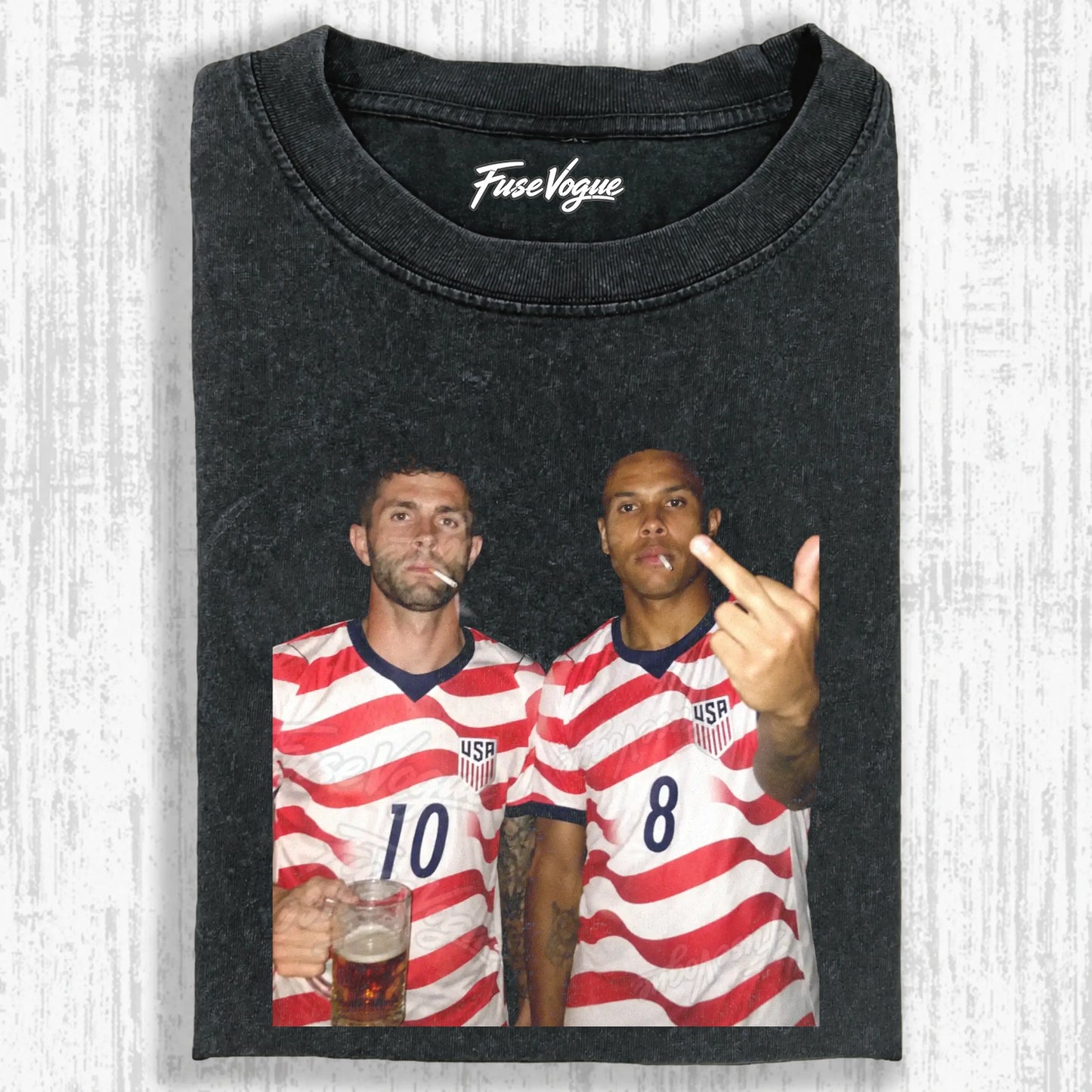 American Soccer Style Tee 7 - FUSEVOGUE