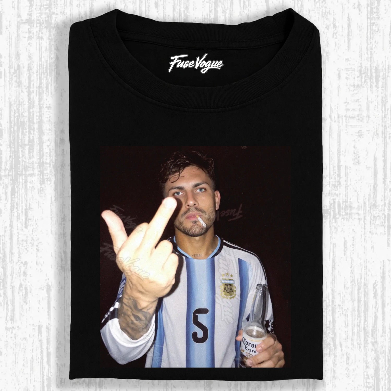 Argentina Football Style Tee 1 - FUSEVOGUE