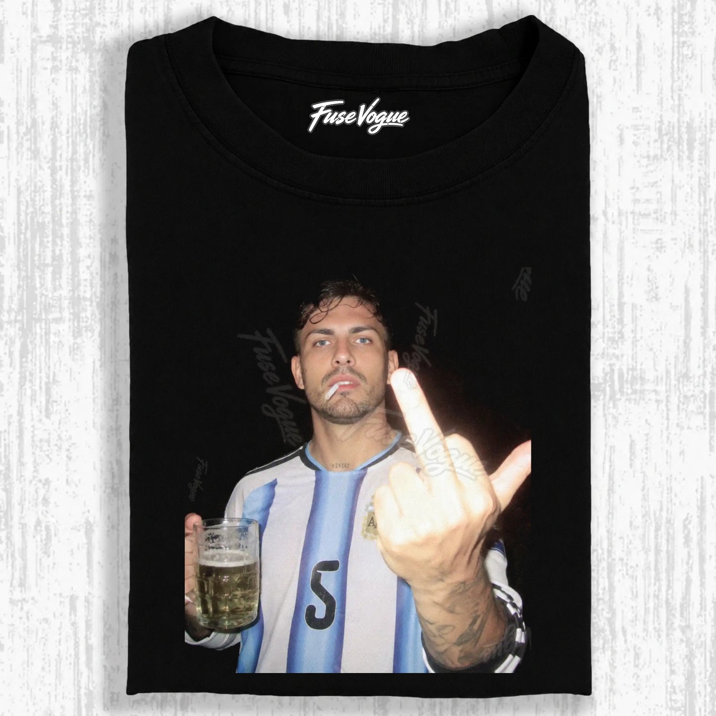 Argentina Football Style Tee 10 - FUSEVOGUE