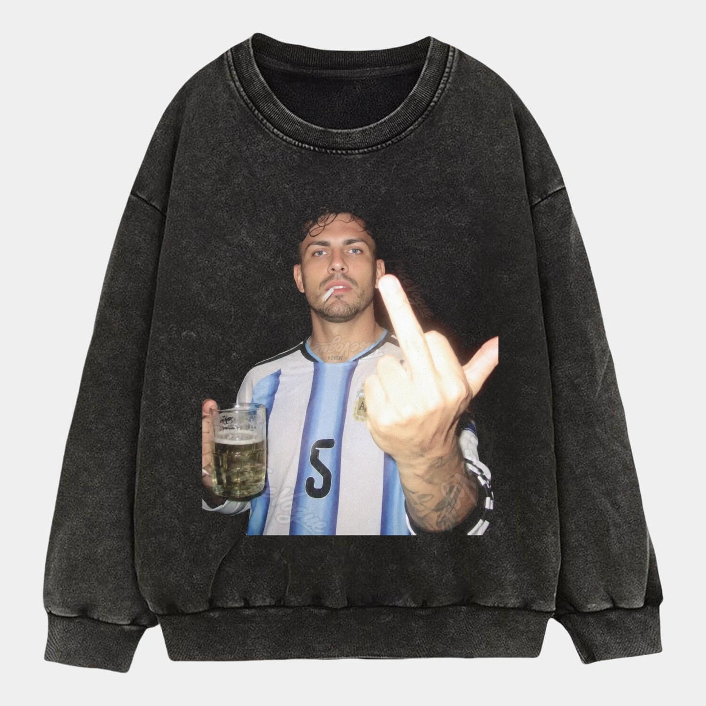 Argentina Football Style Tee 10 - FUSEVOGUE
