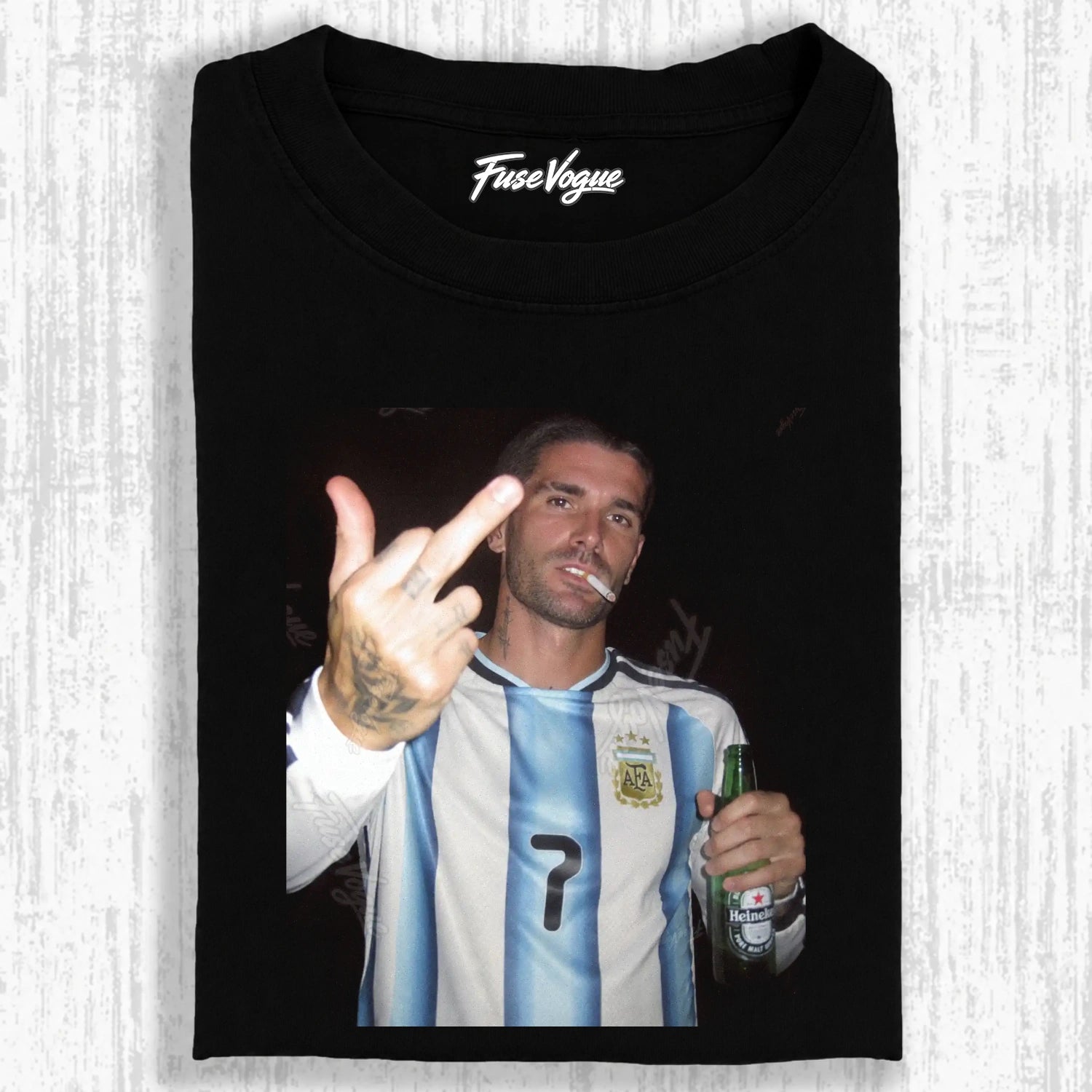 Argentina Football Style Tee 2 - FUSEVOGUE