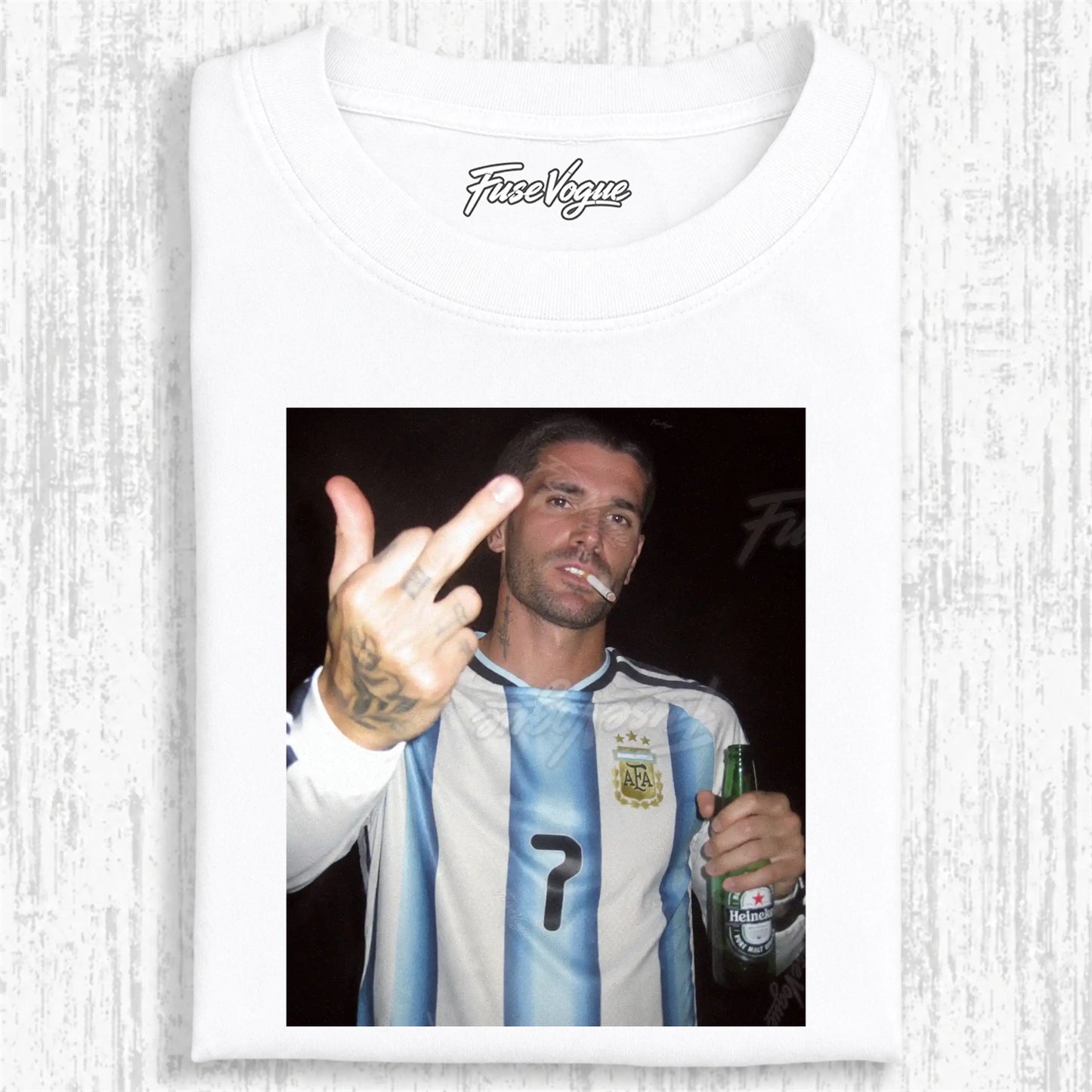 Argentina Football Style Tee 2 - FUSEVOGUE