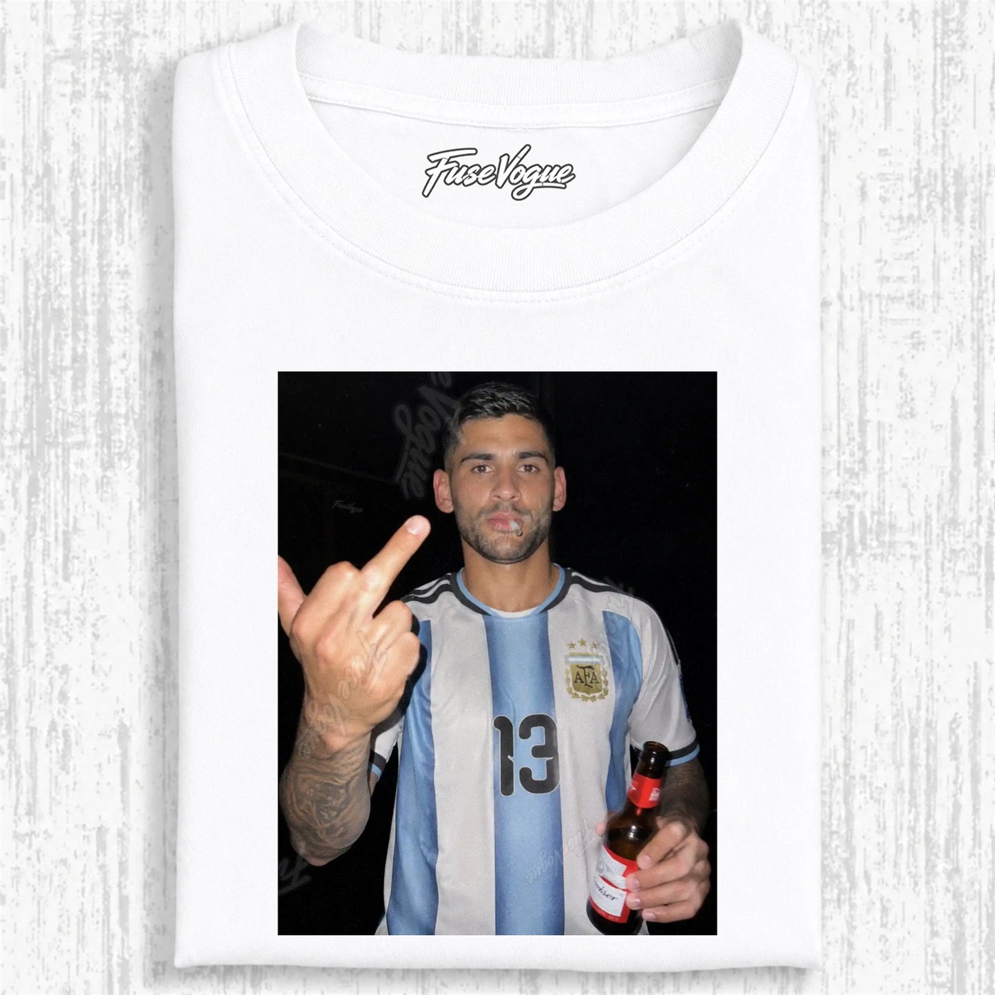Argentina Football Style Tee 3 - FUSEVOGUE