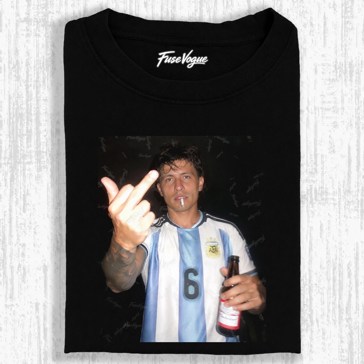Argentina Football Style Tee 4 - FUSEVOGUE