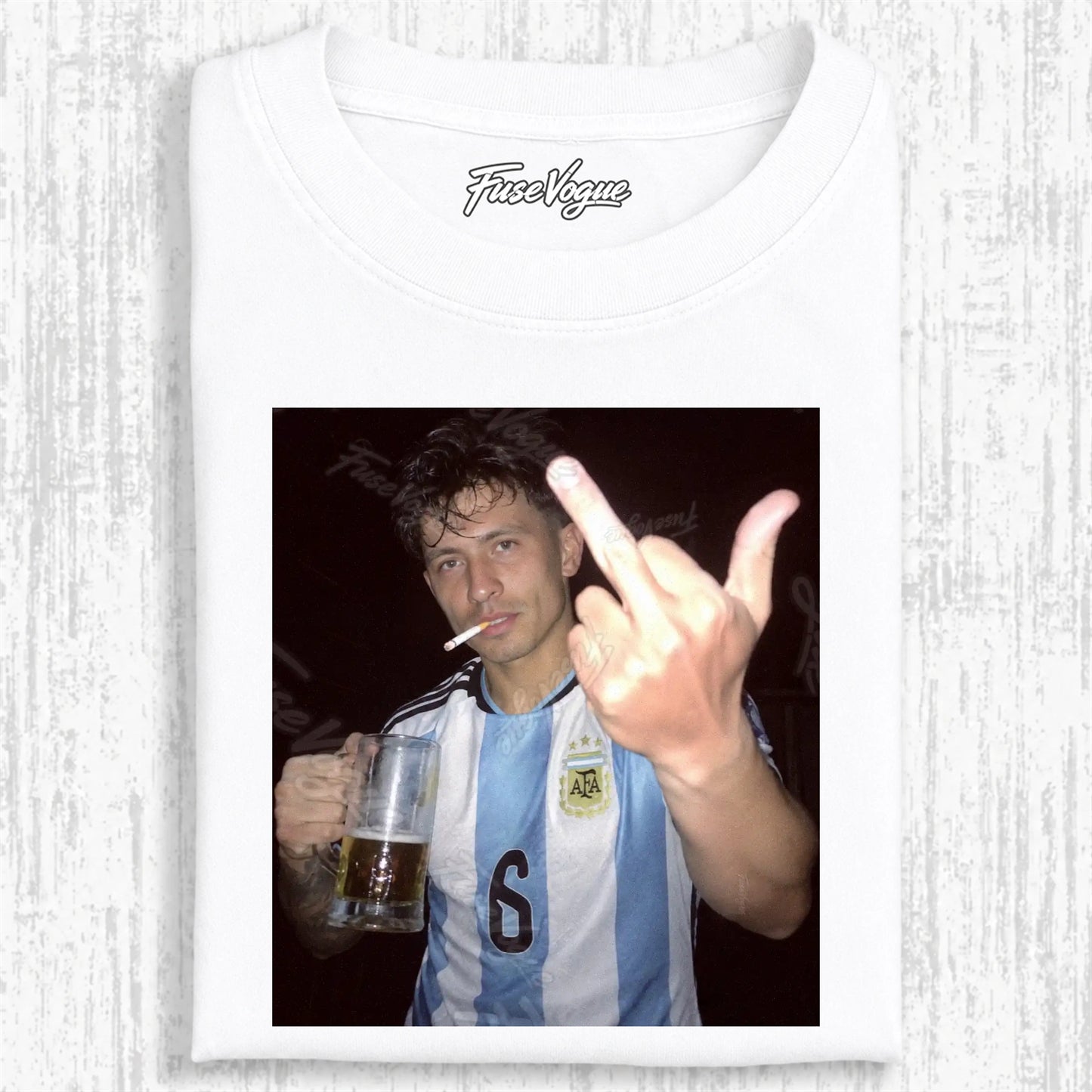 Argentina Football Style Tee 7 - FUSEVOGUE