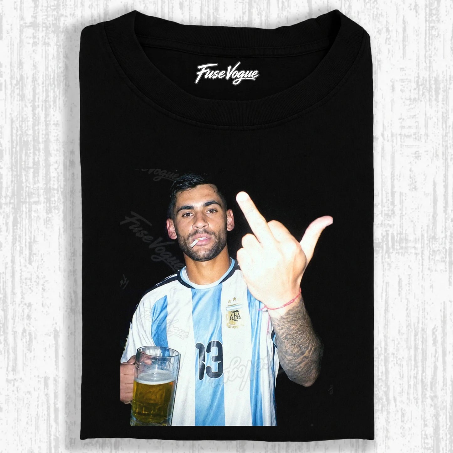 Argentina Football Style Tee 8 - FUSEVOGUE