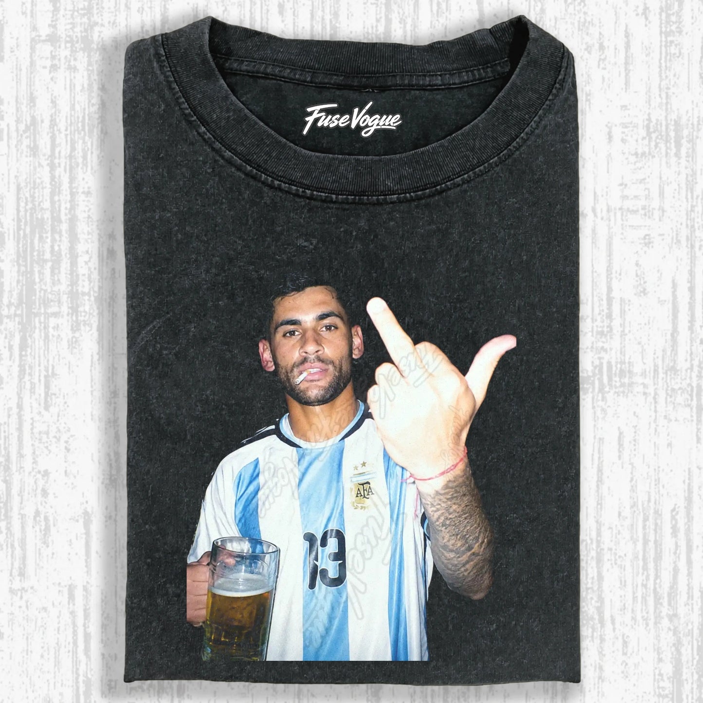 Argentina Football Style Tee 8 - FUSEVOGUE