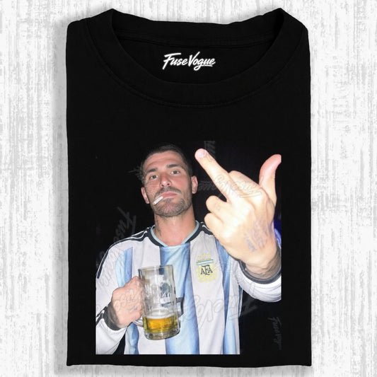 Argentina Football Style Tee 9 - FUSEVOGUE