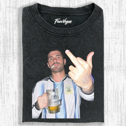 Argentina Football Style Tee 9 - FUSEVOGUE